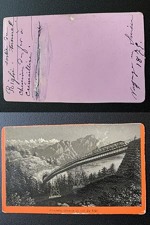 Suisse, chemin de fer du Rigi