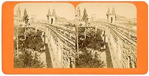 Stereo, Espagne, Séville, jardins du palais de l'Alcazar