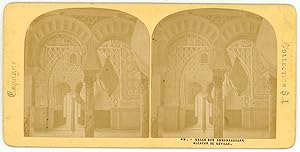 Stereo, Espagne, Alcazar de Séville, salle des Ambassadeurs