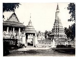 Cambodge, Oudong, pagode de la Reine Mère