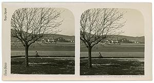 Stereo, Espagne, Fontarrabie, vue panoramique de Hendaye