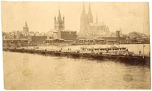 Allemagne, Cologne, panorama et cathédrale