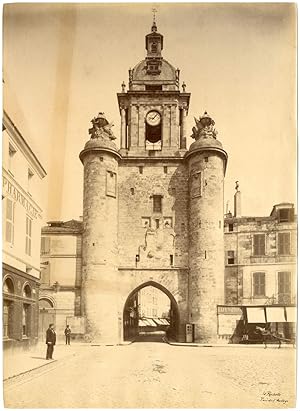 France, La Rochelle, porte, tour de la grosse horloge