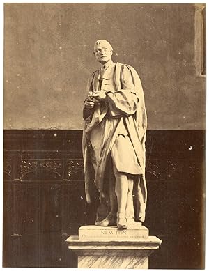 England, Cambridge, Trinity chapel, statue of Newton