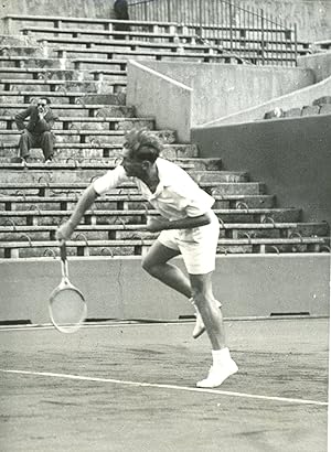 Roland Garros, rencontre Brown/Destremeau, 1947