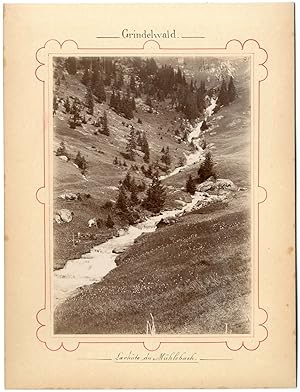 Suisse, Grindelwald, la chute du Mühlebach