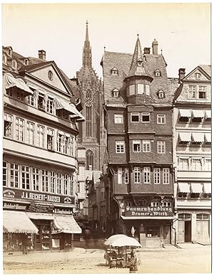 C.Hertel, Frankfurt, Römerberg, eingang zum markt