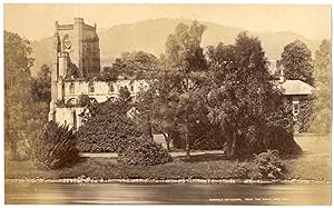 C.W.W, Scotland, Dunkeld cathedral from the river