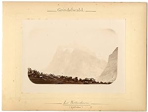 Suisse, Grindelwald, le Wetterhorn