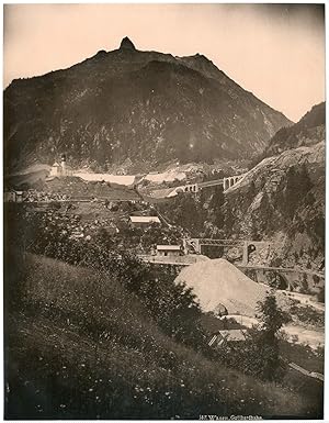 Bild des Verkufers fr Suisse, Wassen, Gotthard Bahn zum Verkauf von photovintagefrance