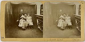Stéréo, portrait, la famille Gaillard