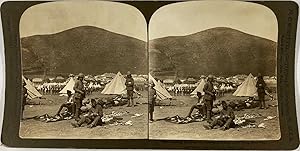 White, Stéréo, Cape Town, Boer war, Greenpoint camp, cleaning equipments