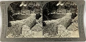 Keystone, Stéréo, South Africa, the Zimbabwe ruins near fort Victoria, Rhodesia