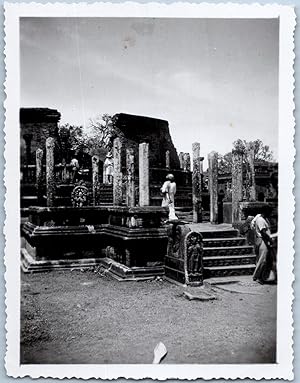 Sri Lanka, Polonnâruvâ, temples, 1936