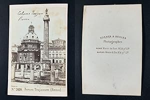 Image du vendeur pour Sommer et Behles, Italie, Rome, La colonne Trajane mis en vente par photovintagefrance