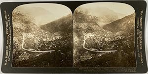 White, Stéréo, Norway, the picturesque valley of Skjervet, route of Vossevangen