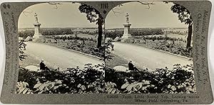 Keystone, Stéréo, USA, the Gettysburg battlefield