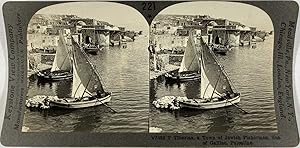 Keystone, Stéréo, Palestine, Tiberias, a town of Jewish fishermen