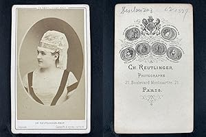 Reutlinger, Paris, Marie Desclauzas, comédienne