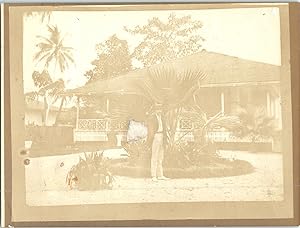 Indonésie, Banjarmasin, jardin, villa