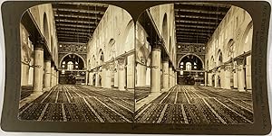 White, Stéréo, Palestine, Jerusalem, interior of the mosque of El Aksa