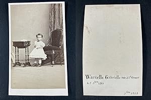 Gabrielle Wartelle septembre 1863