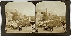 White, Stéréo, Palestine, Jerusalem, the tower of David