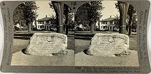 Keystone, Stéréo, USA, Lexington, the town common