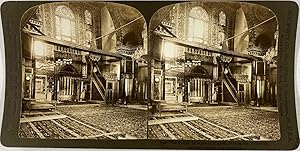 White, Stéréo, Palestine, Jerusalem, the pulpit, mosque of El Aksa