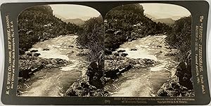 White, Stéréo, Norway, the angler s delight, a fine salmon stream in the mountains