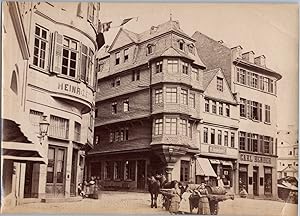 Allemagne, Berlin, Immeuble ancien, Vintage albumen print, 1883