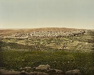 P.Z Photochrom Zurich, Palestine, Panorama