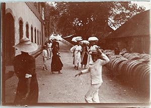 Martinique, Fort-de-France, domaine, tonneaux de vins