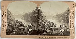 B.L. Singley, Switzerland, Wengen, Lauterbrunnen, stereo, 1900