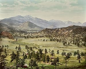 Detroit Publishing Co, William Henry Jackson, Long's Peak from Estes Park, Colorado