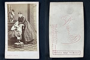 Disdéri, Paris, Mère & fille lisant