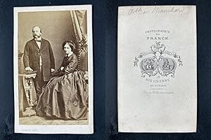 Seller image for Franck, Paris, Marie-Thrse de Modne et Henri de Artois, comtesse et comte de Chambord for sale by photovintagefrance