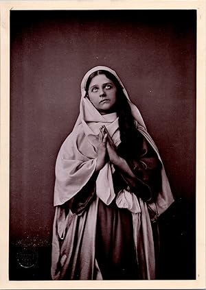 Allemagne, Actrice, dépeignant Marie dans le jeu de la Passion à Oberammergau, 1890