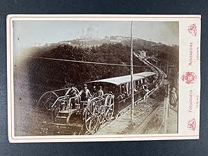 Italie, Torino, tranvia, Photo. A. Bertelli e Co.