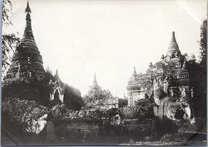 Burma, Kingdom of Ava, Amarapura, vintage silver print, ca.1910