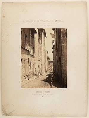 Marseille, Terris, la rue des Isnards, 1862