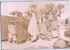 Maghreb, enfants , Vintage citrate print, ca.1910