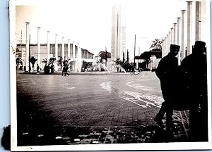 France, Paris, Exposition Coloniale, colonnes, Vintage citrate print, 1931