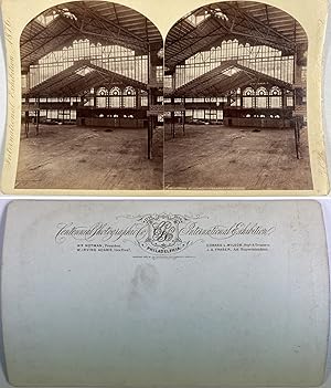 États-Unis, U.S.A., Philadelphia, Main building, International Exhibition 1876