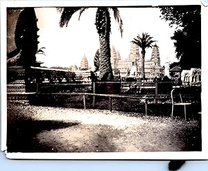 France, Paris, Exposition Coloniale, Angkor Vat, Vintage citrate print, 1931