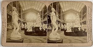 France, Paris, Galerie des Beaux-Arts, Vintage albumen print, ca.1870, Stéréo