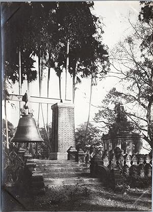 Burma, Bell, vintage silver print, ca.1910