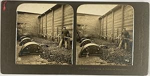 Steglitz, Germany, Glass Manufacturing, Generator, stereo, ca.1900