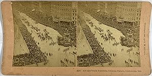 Kilburn, USA, Philadelphia, Art and Trade Exhibits, Citizens Parade, stereo, 1889