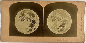 Kilburn, Astronomy, Full Moon, stereo, 1891